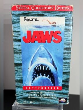 VTG Jaws VHS Special Collector's Edition Letterboxed Widescreen MCA 1995